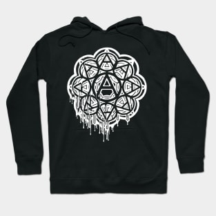 Anarcho Flower White Hoodie